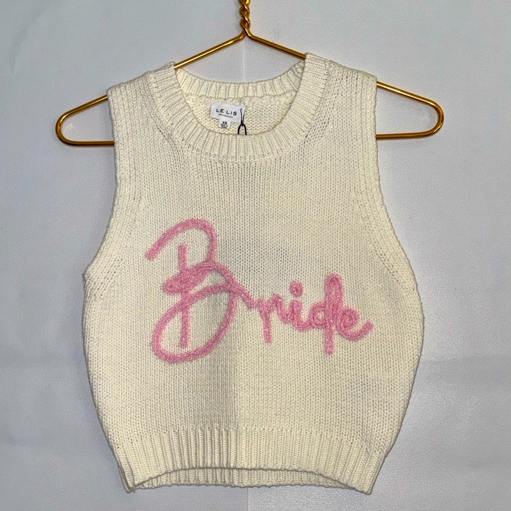 Bridal sweater vest